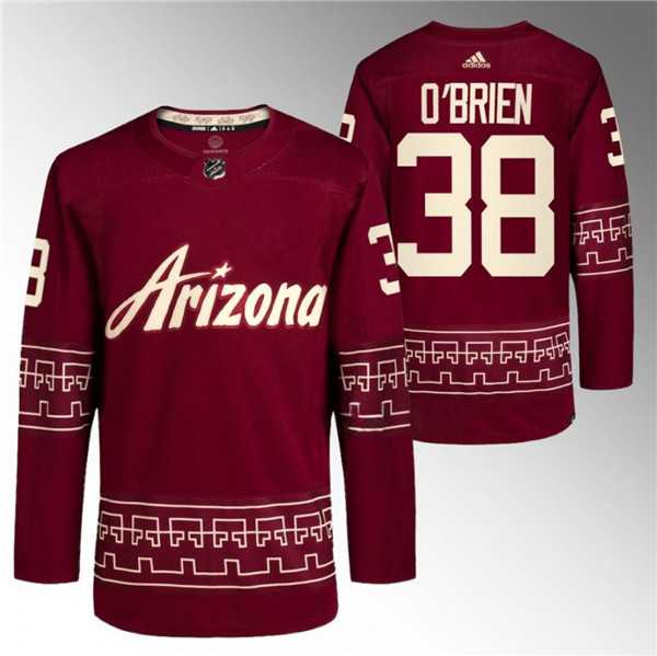 Men's Arizona Coyotes #38 Liam O'Brien Garnet Alternate Pro Jersey Dzhi,We sell and wholesale Men's Arizona Coyotes #38 Liam O'Brien Garnet Alternate Pro Jersey Dzhi on line form chian!